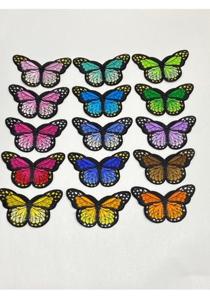 Kelebek Arma / Ütü İle Yapışan Arma / 8 cm /B126/