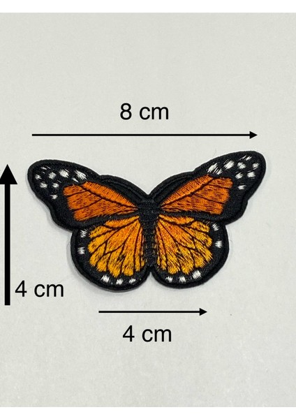 Kelebek Arma / Ütü İle Yapışan Arma / 8 cm /B126/ fırsatları