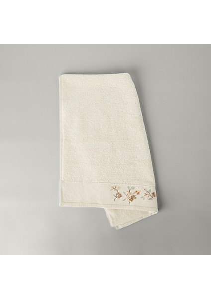 Tella Bambu Yüz Havlusu 50X85 cm Krem