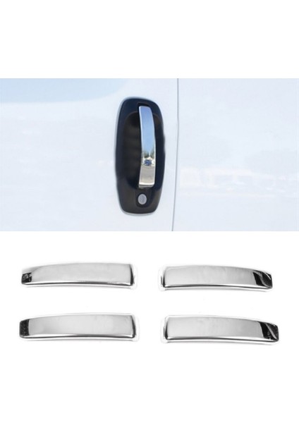 Peugeot Boxer 2006 ve Sonrası Krom Kapı Kolu 4 Kapı 4 Parça Paslanmaz Çelik