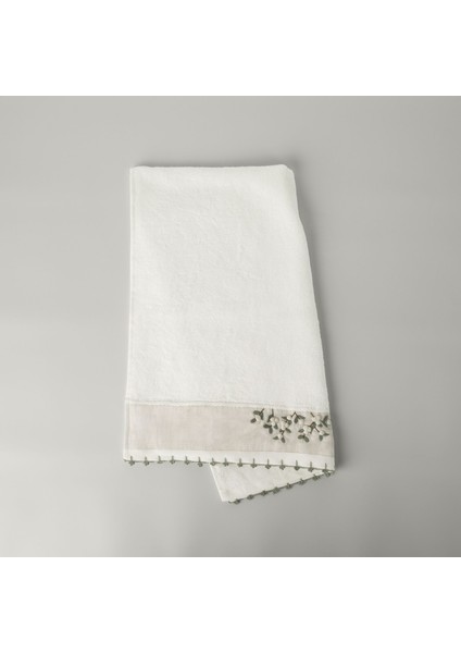 Vıvıa Bambu Yüz Havlusu 50X85 cm Ekru