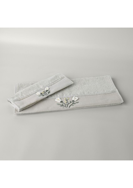 Tılly Bambu El Havlusu 30X45 cm Stone