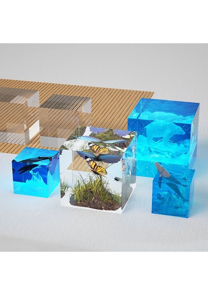 Epoksi Silikon Kalıp Küp Modeli 7X7X7 cm