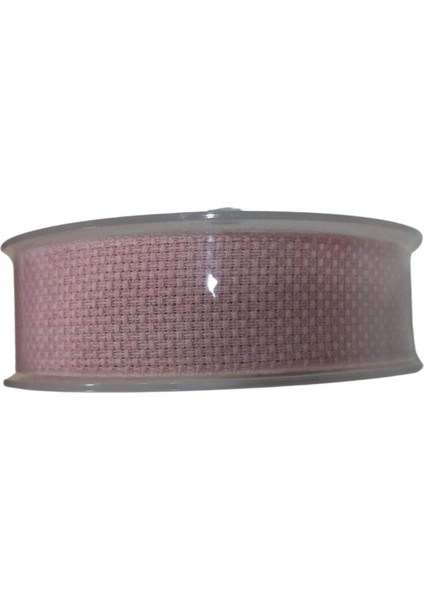 Keten Kurdele 25 mm Pudra 1 Metre