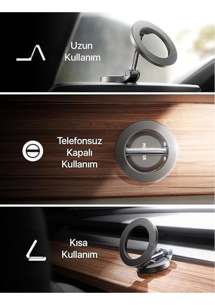 G118 Manyetik Süper Mıknatıslı 360 Derece Dönebilen Içerisindeki Metal Aparatlarla Tüm Cep Telefonlarına Uyumlu 11 12 13 14 15 16 Pro Max S22 S23 S24 Ultra Araç Telefon Tutucusu