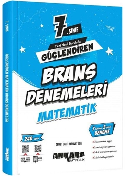7. Sınıf Matematik Güçlendiren Branş Denemeleri