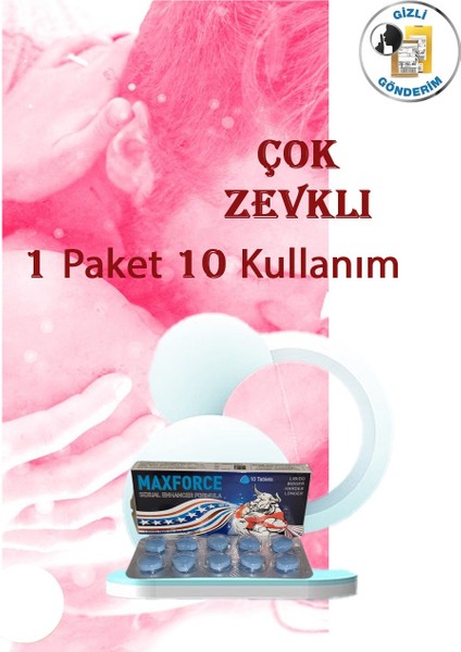 10'lu En Mâxforc€ Tablet 130 Mg S€rtlestırcı ,g€cıktırcı,ıst€k Arttırıcı P€rformans