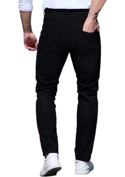 Erkek Siyah Silim Fit Jeans Pantolon 310 BGL-ST04195 fırsatları
