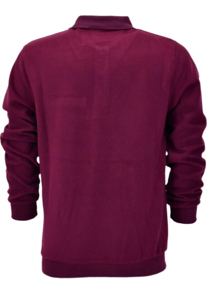 Erkek Polo Yaka Cepli Sweatshirt BGL-ST04197