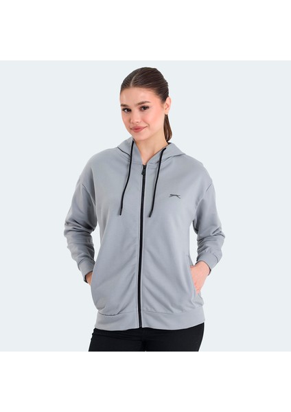 Kathleena Kadın Sweatshirt Gri