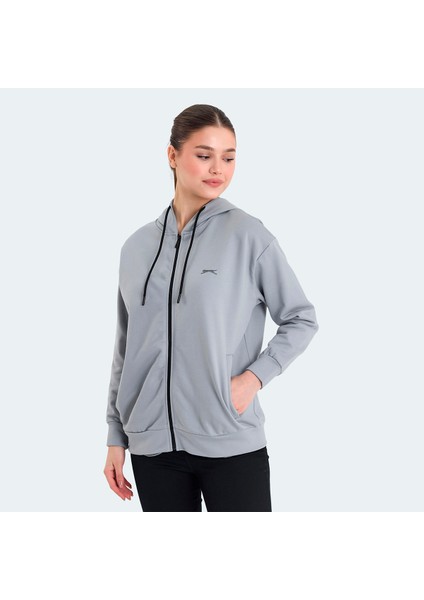 Kathleena Kadın Sweatshirt Gri fırsatları