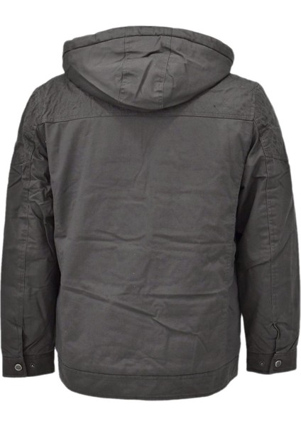 Erkek Kapüşonlu Kanvas Spor Mont 85122 BGL-ST04178