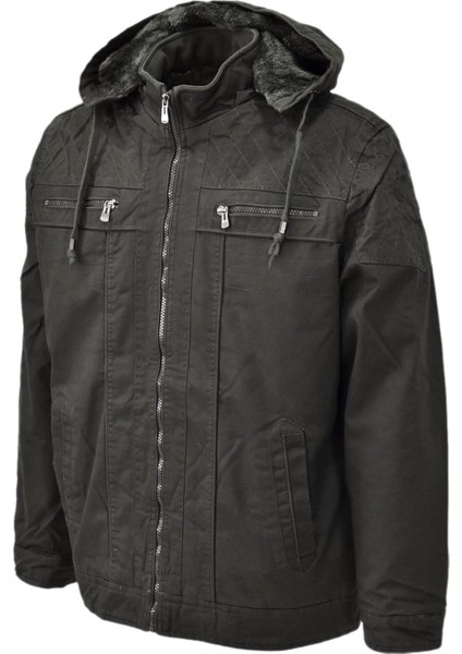 Erkek Kapüşonlu Kanvas Spor Mont 85122 BGL-ST04178 fiyatları