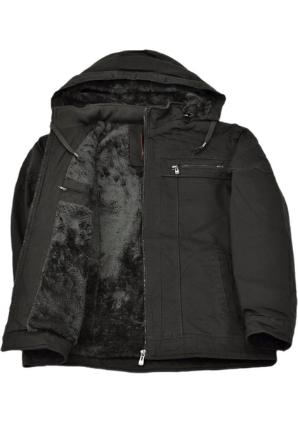 Erkek Kapüşonlu Kanvas Spor Mont 85122 BGL-ST04178 fırsatları