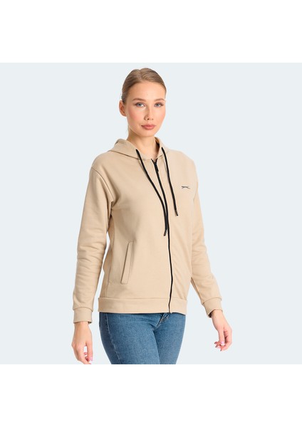 Kınet Kadın Sweatshirt Bej fırsatları