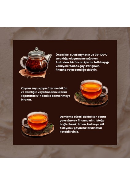 Doğal Vanilyalı Rooibos Çayı 50 Gram Ochay modelleri