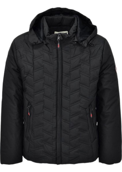 Erkek Kapüşonlu Kapitone Spor Mont 99506 BGL-ST04170