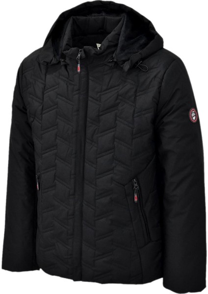 Erkek Kapüşonlu Kapitone Spor Mont 99506 BGL-ST04170