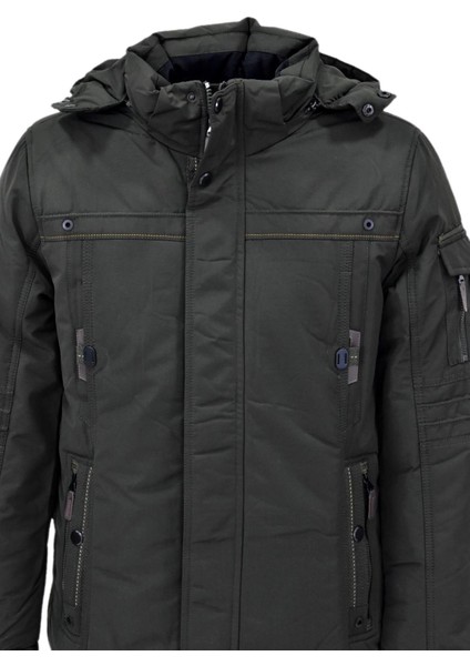 Erkek Kapüşonlu Spor Mont 85112 BGL-ST04177