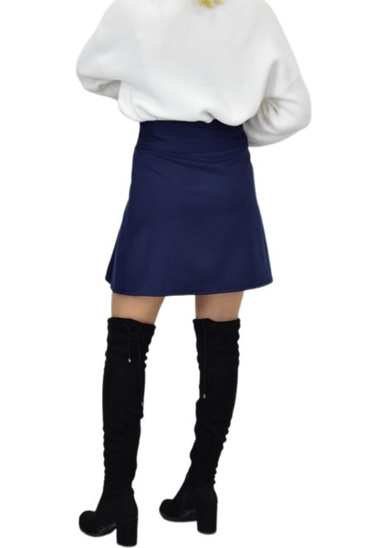 Kadın Kısa Etek Lacivert BGL-ST04155 modelleri