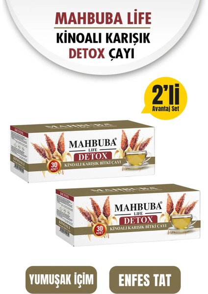 Kinoalı Karışık Detox Form Bitki Çayı