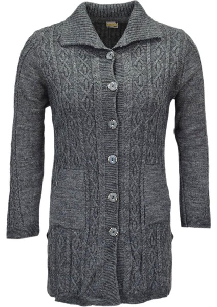 Kadın Cepli Triko Yakalı Hırka BGL-ST04126