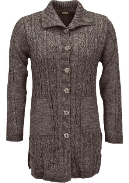 Kadın Cepli Triko Yakalı Hırka BGL-ST04126