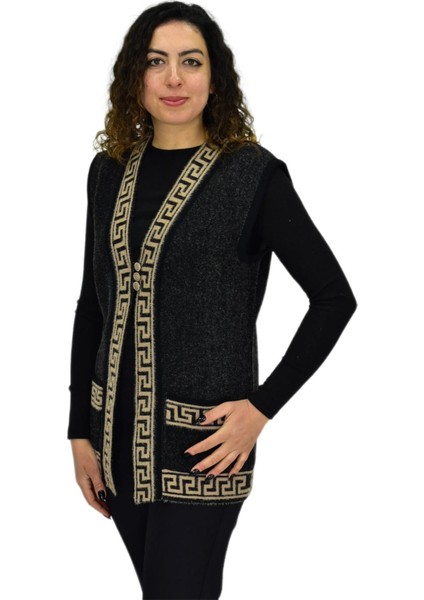 Kadın Anne Cepli Triko Yelek BGL-ST04134 fiyatları