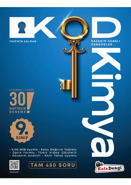 (Sınıf: 9) Kimya Kod 30 Deneme