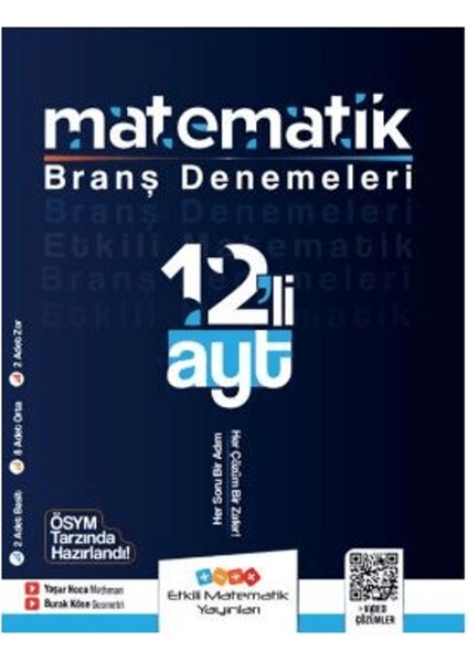 Ayt Matematik 12’li Branş Denemeleri