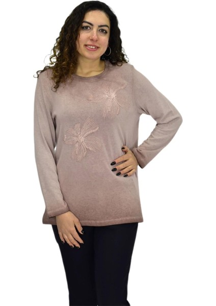 Kadın Pamuk Italyan Kazak 4547 BGL-ST04094