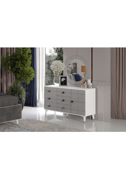 City Grey Kapaklı Şifonyer
