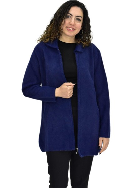 Kadın Tiriko Fermuarlı Cepli Hırka 2479 BGL-ST04075