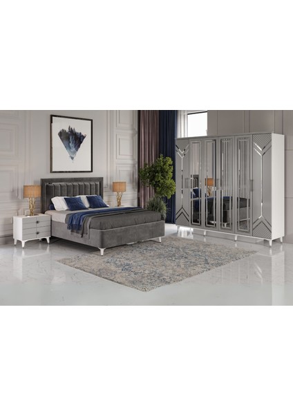 City Grey Yatak Odası Takımı