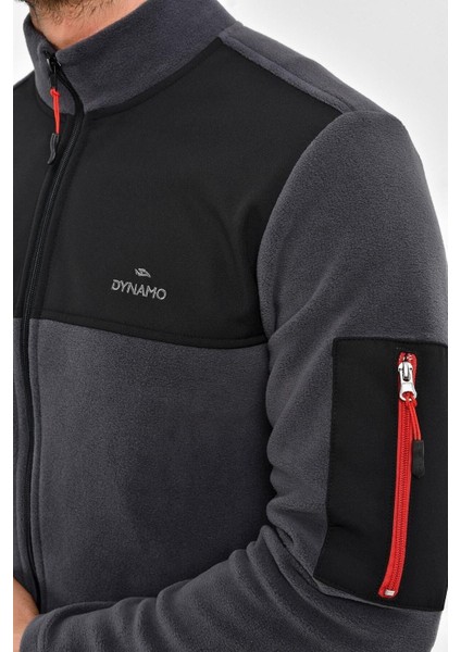 Erkek Fermuarlı Cepli Polar Ceket 6545 BGL-ST04056