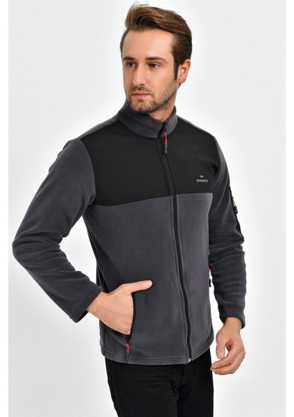Erkek Fermuarlı Cepli Polar Ceket 6545 BGL-ST04056