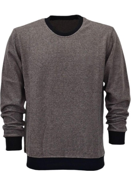 Erkek Sıfır Yaka Sweatshirt 2508 BGL-ST04027