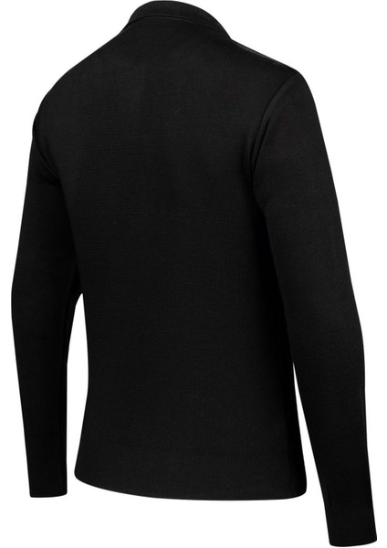 Erkek Polo Yaka Cepli Sweatshirt 6857 BGL-ST04024