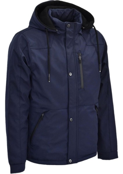Erkek Kapüşonlu Spor Mont M3134 BGL-ST04005