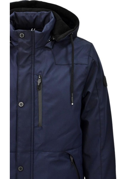 Erkek Kapüşonlu Spor Mont M3134 BGL-ST04005