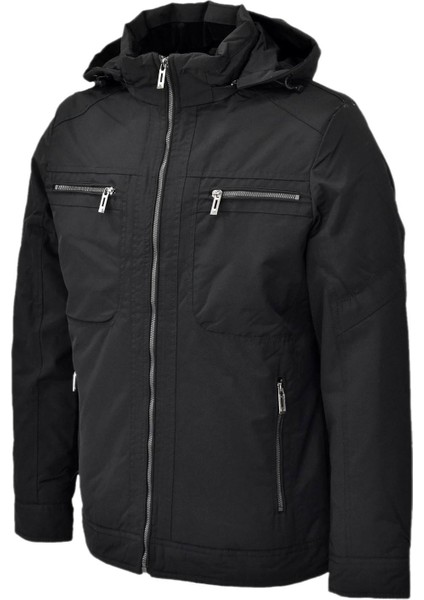 Erkek Kapüşonlu Spor Mont M3305 BGL-ST04004