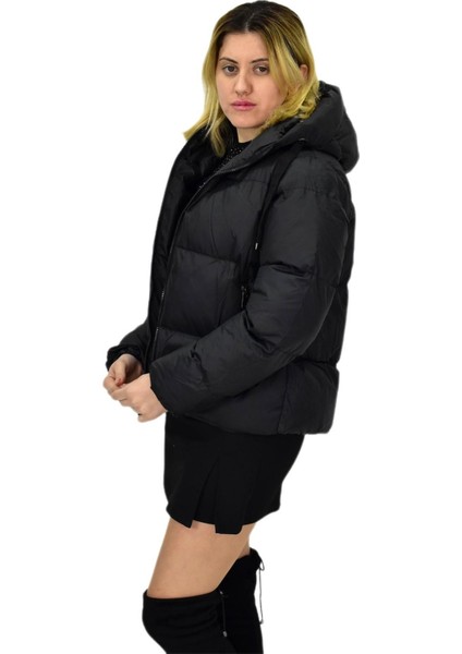 Kadın Spor Kapüşonlu Mont M5009 BGL-ST03988