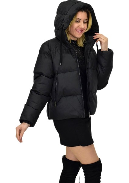 Kadın Spor Kapüşonlu Mont M5009 BGL-ST03988