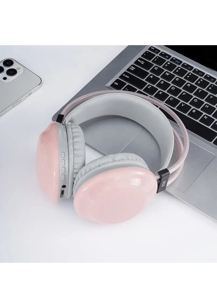 Işıklı Kulaklık bluetooth Kafaüstü Kulaklık oyuncu Kulaklık Müzik Kulaklık Rgb Işıklı Ambians fırsatları