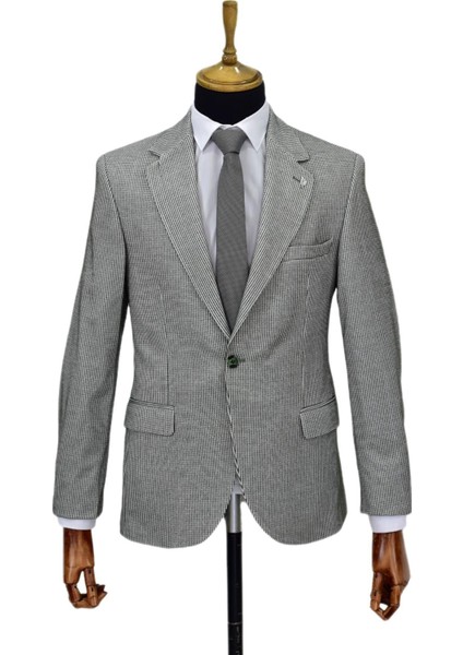 Erkek Tek Spor Ceket Çift Yırtmaçlı BGL-ST03982