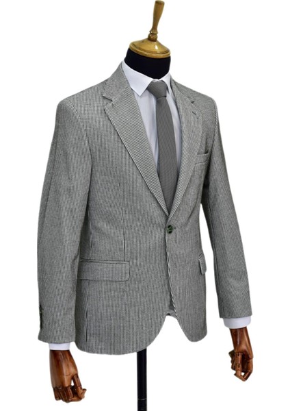 Erkek Tek Spor Ceket Çift Yırtmaçlı BGL-ST03982
