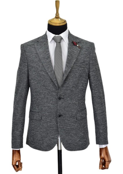 Erkek Tek Spor Ceket Çift Yırtmaçlı BGL-ST03972
