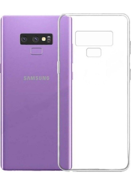 Samsung Galaxy Note 9 Premium Silikon Kılıf Şeffaf