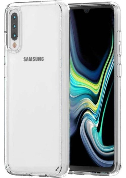 Samsung Galaxy A30S Premium Silikon Kılıf Şeffaf