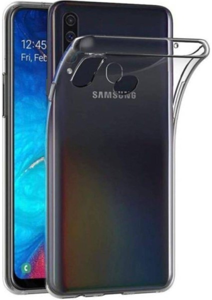 Samsung Galaxy A20S (A207F) Premium Silikon Kılıf Şeffaf